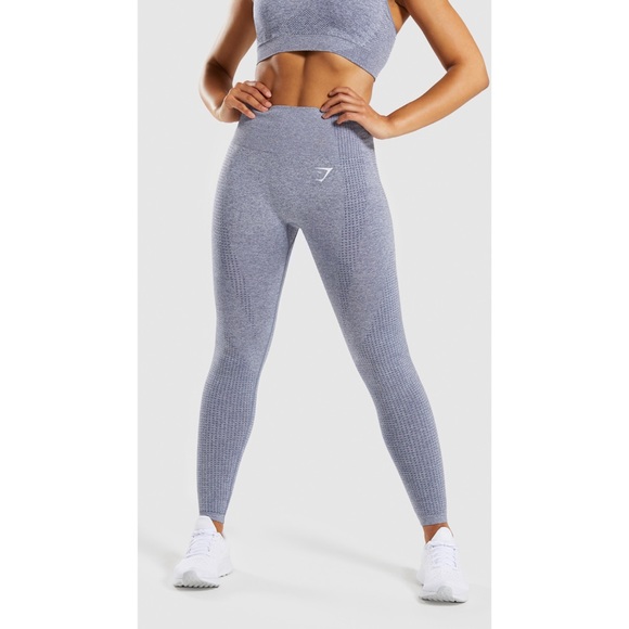 Gymshark Pants - Gymshark vital Seamless leggings steel blue L